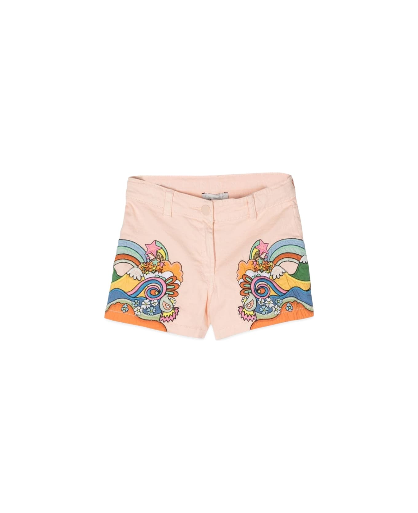 Stella McCartney Shorts Prints - PINK