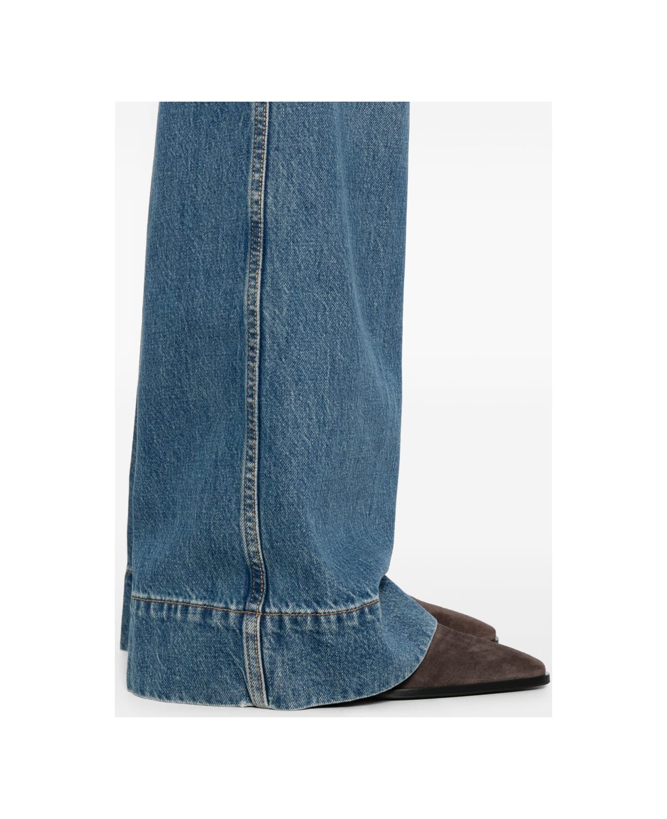 Victoria Beckham Jeans With Pockets - Blue