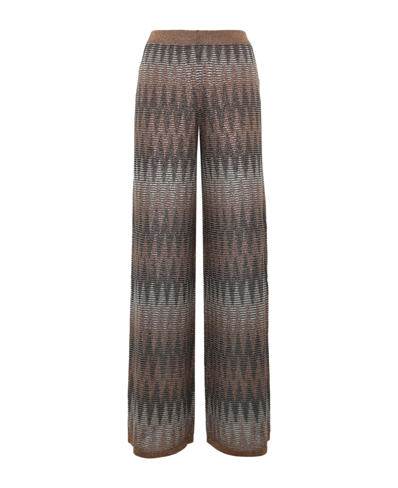 D.Exterior Patterned Viscose Trousers - Phard