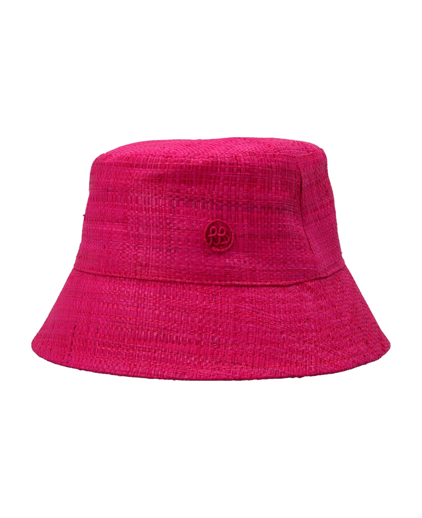 Ruslan Baginskiy Logo Straw Bucket Hat - Fuchsia 帽子