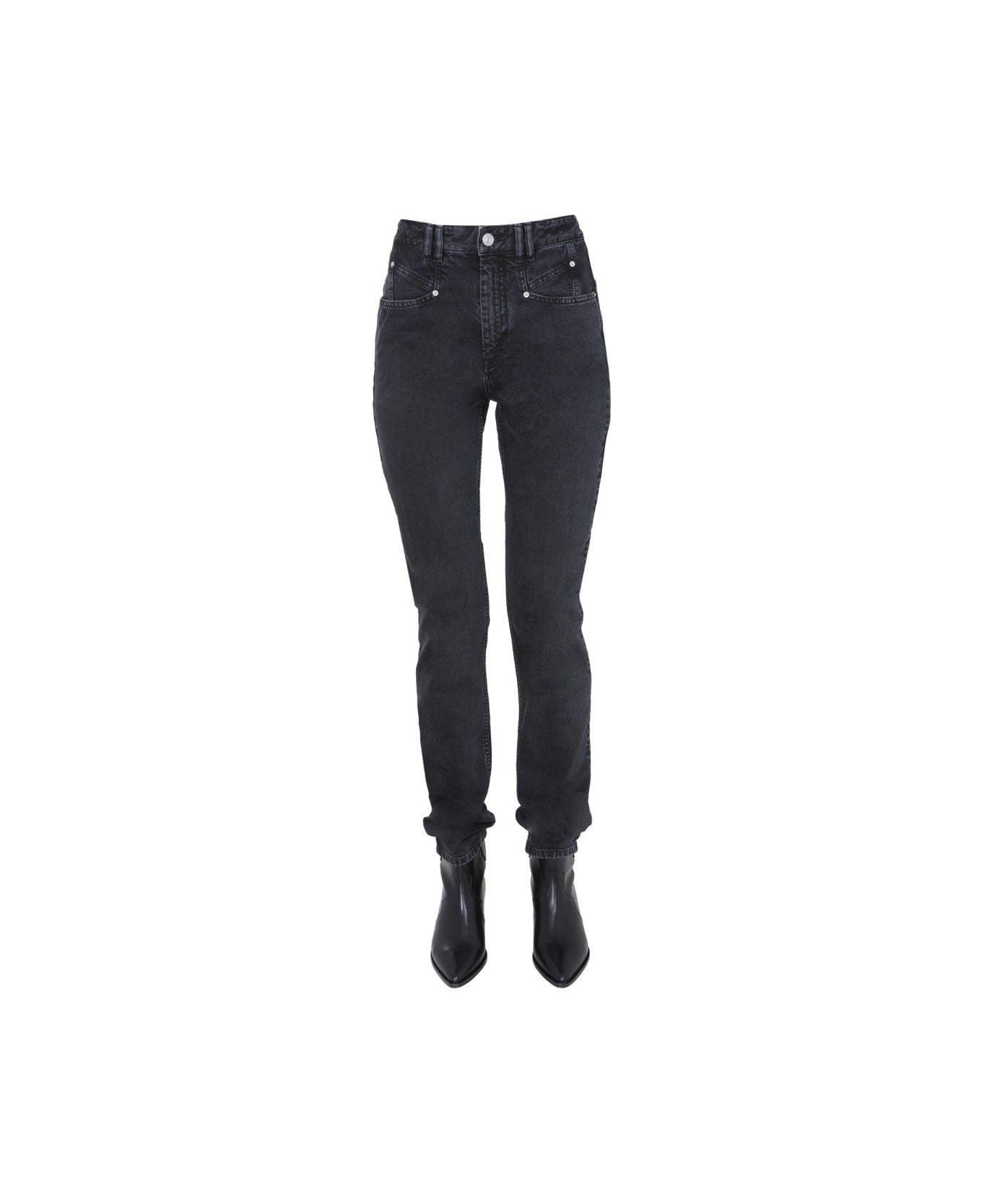 Isabel Marant Nominic Jeans - BLACK