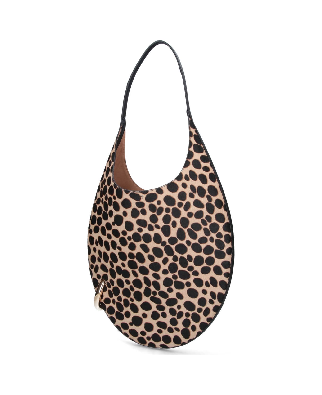 Tory Burch Animal Print Hobo Bag "pierced " - Multicolor