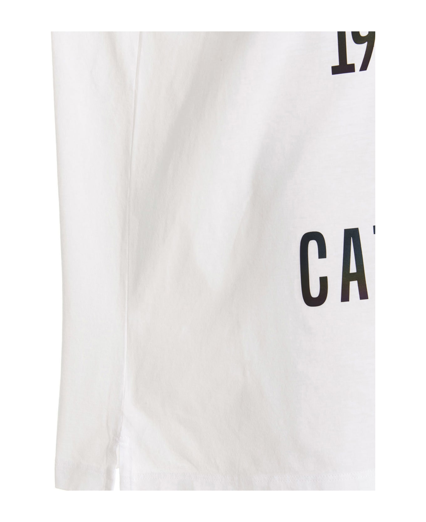 Dsquared2 T-shirt 'd2 Caten's Beach' - White