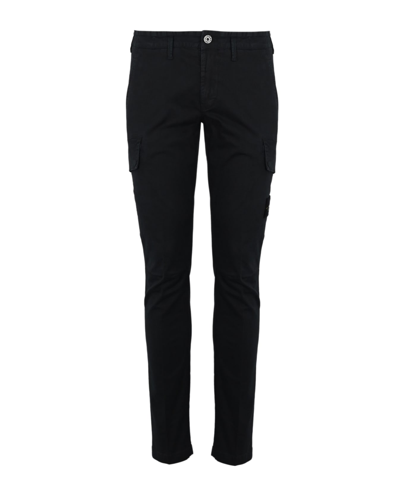 Stone Island Cargo Trousers 30604 Old Treatment - Navy blue