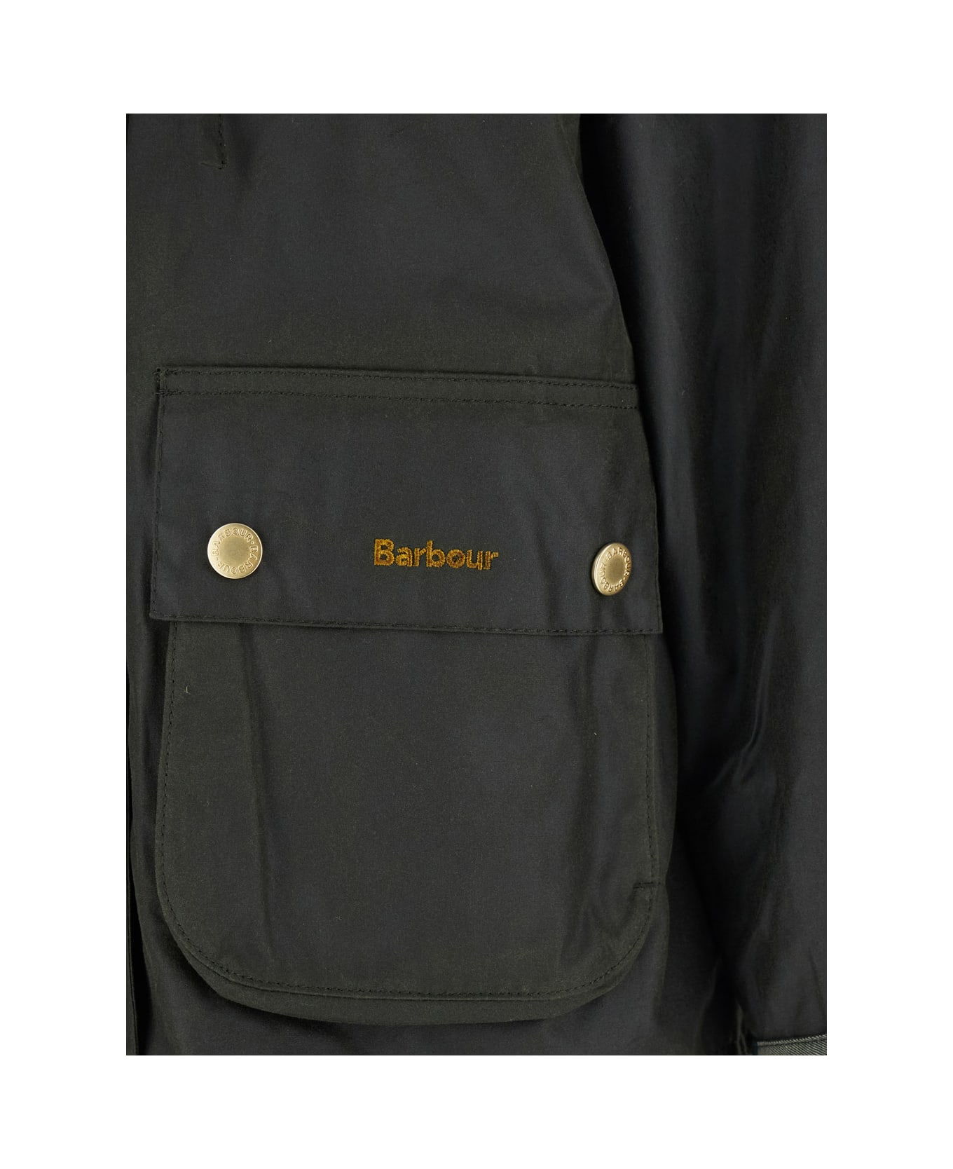 Barbour Reighton Wax Aw25 Wax Cot Outw - Green