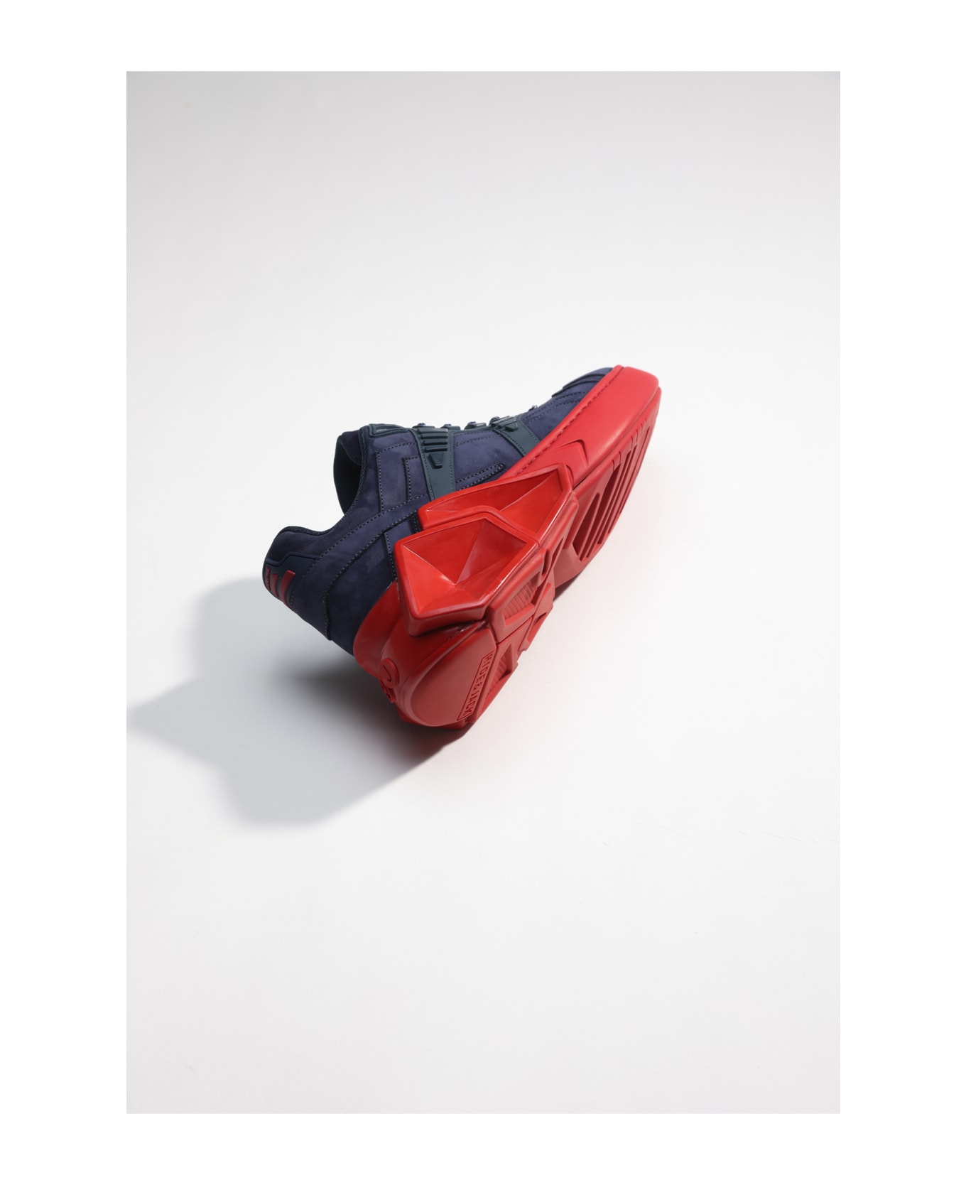 Hide&Jack High Top Sneaker - Silverstone Blue Red