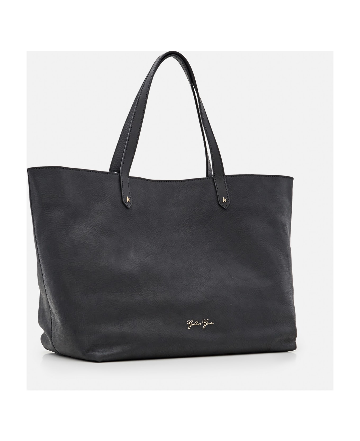 Golden Goose Pasadena Leather Shopping Bag - Black