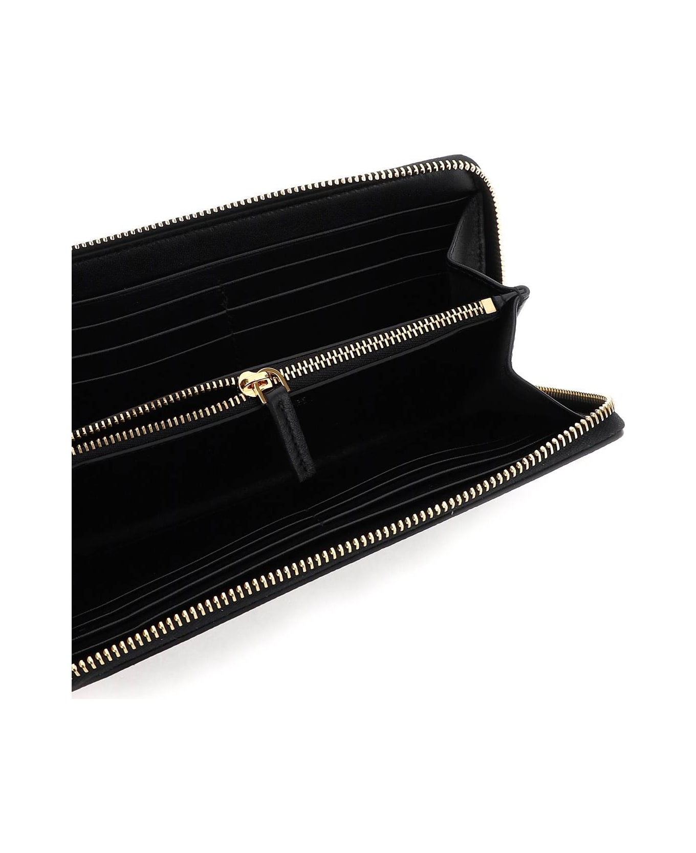 Versace La Medusa Wallet - BLACK VERSACE GOLD (Black)