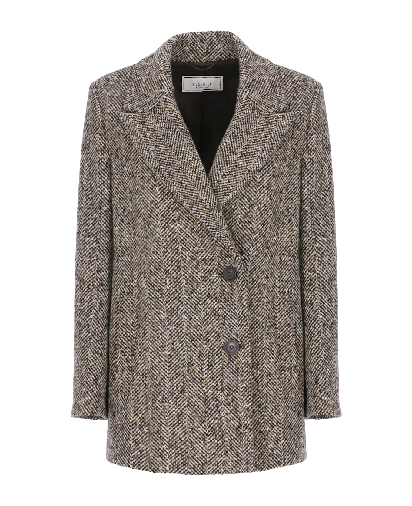 Peserico Wool Blazer - Brown
