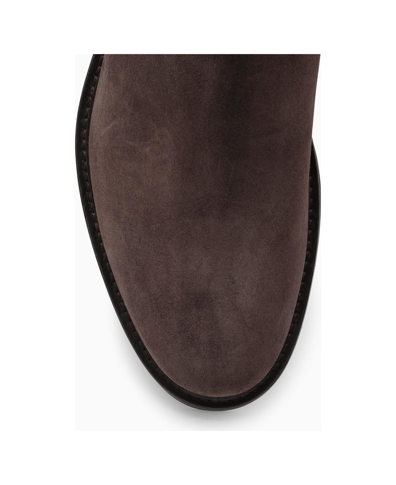 Doucal's Deep Brown Suede Chelsea Boots - Marrone ブーツ