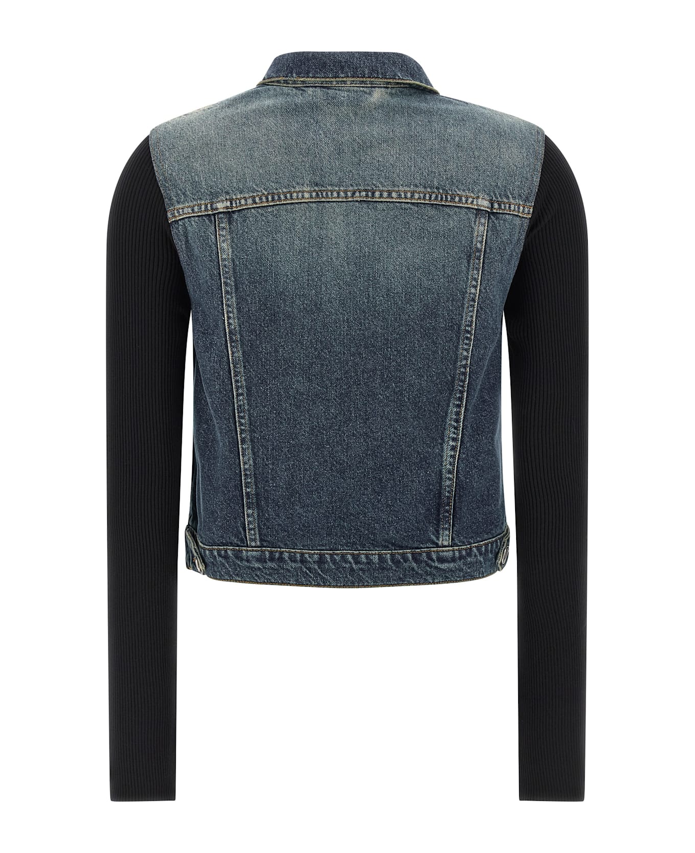 Coperni 
hybrid Rib Denim
 Jacket - Blue