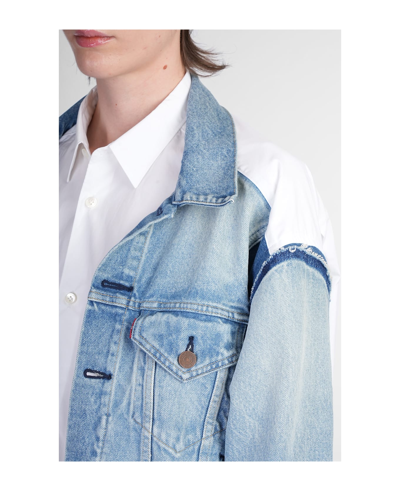 Junya Watanabe Shirt In Blue Cotton - blue