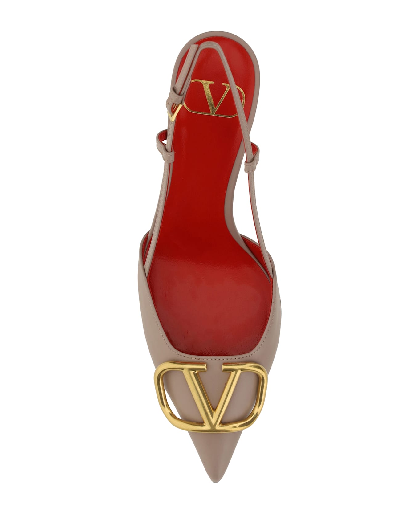 Valentino Garavani Vlogo Pumps Slingback - Poudre