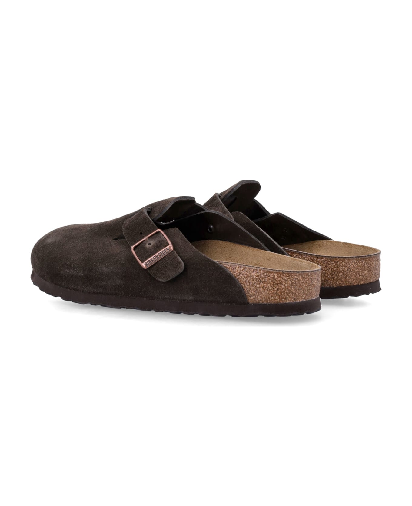 Birkenstock Boston Suede Clogs - MOCHA