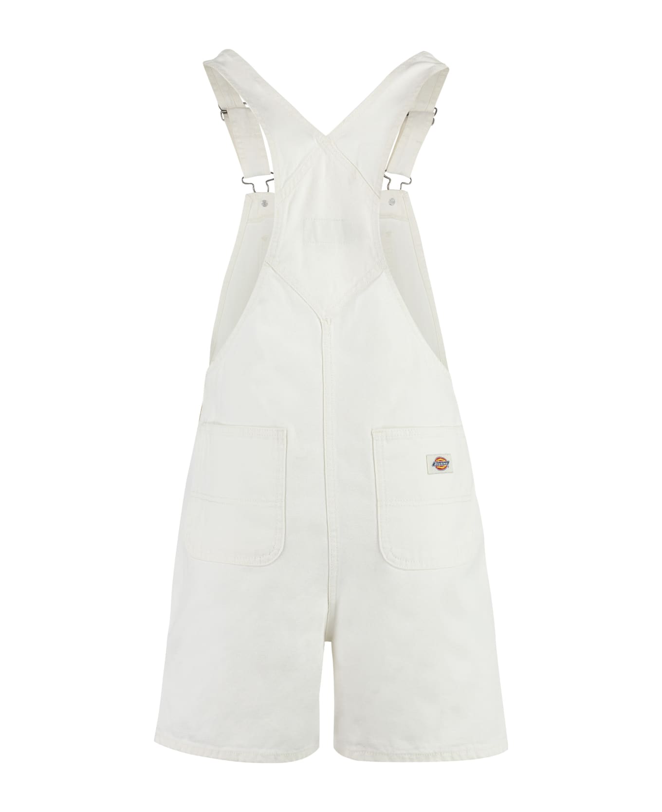 Dickies Short Cotton Overall - White