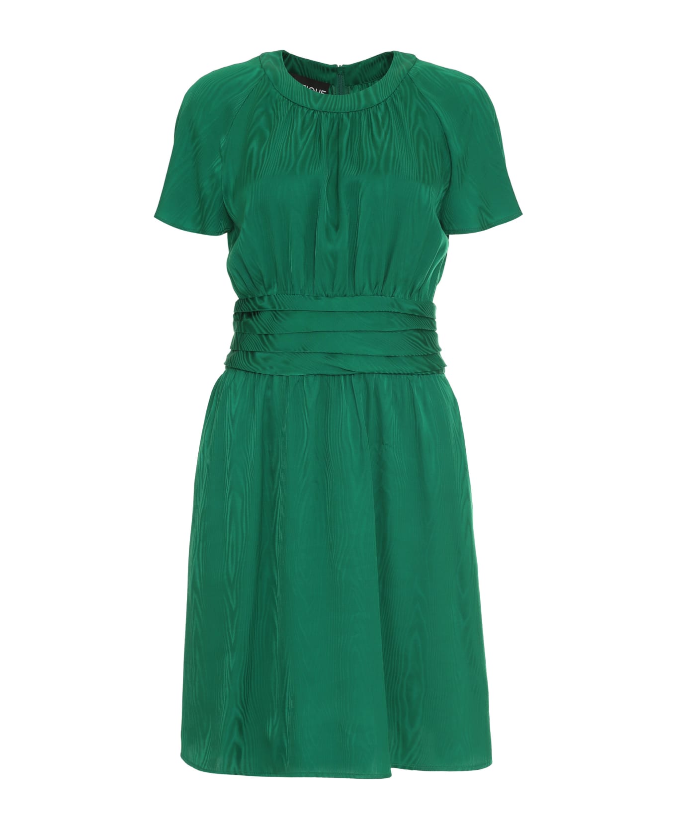 Boutique Moschino Satin Dress - green