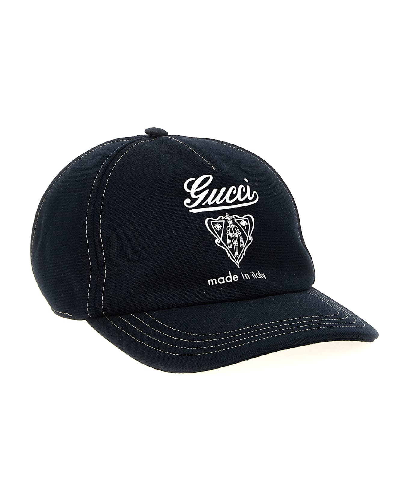 Gucci Coat Of Arms Cap - Blue