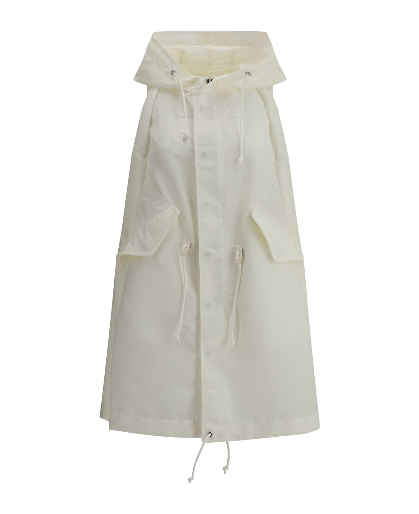 Sacai Long Vest With Hood