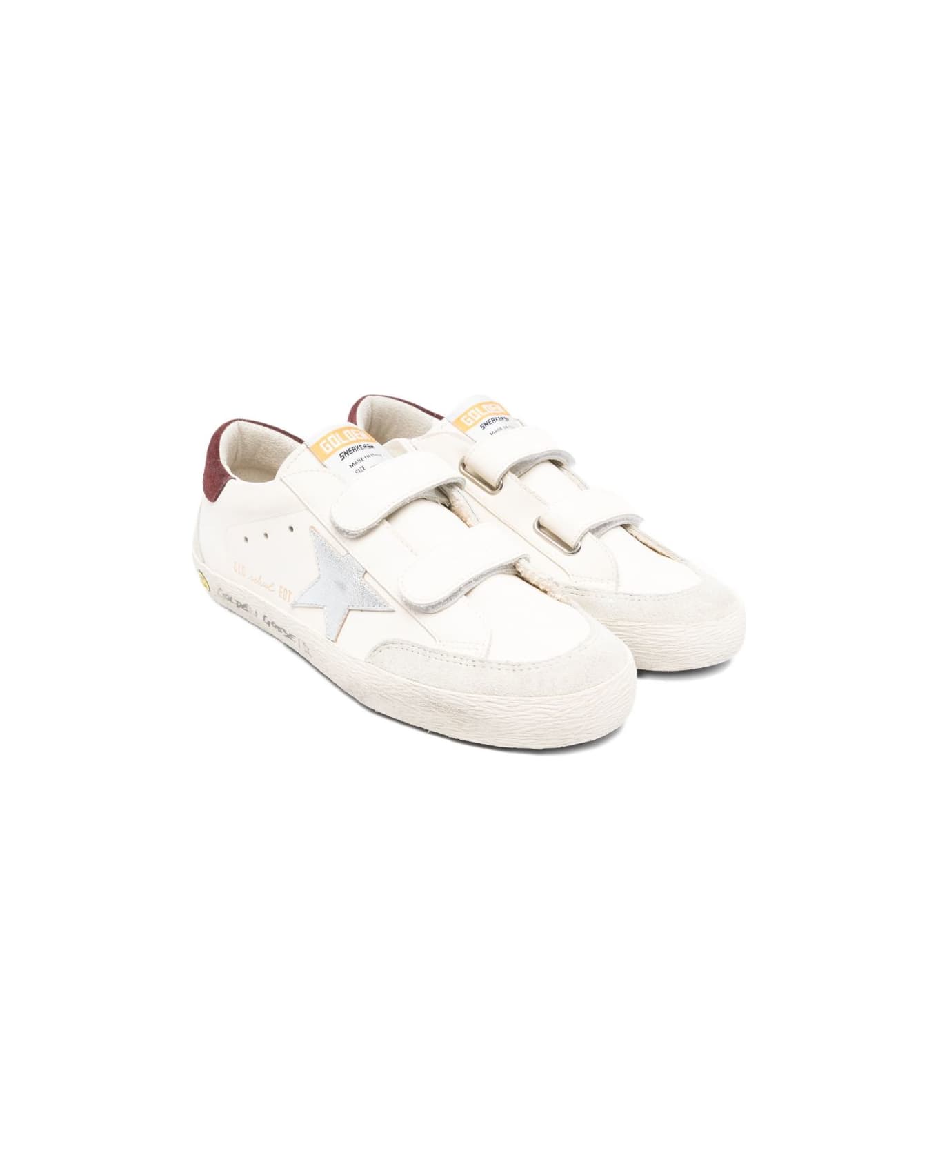 Golden Goose Kids Old School Sneakers - White