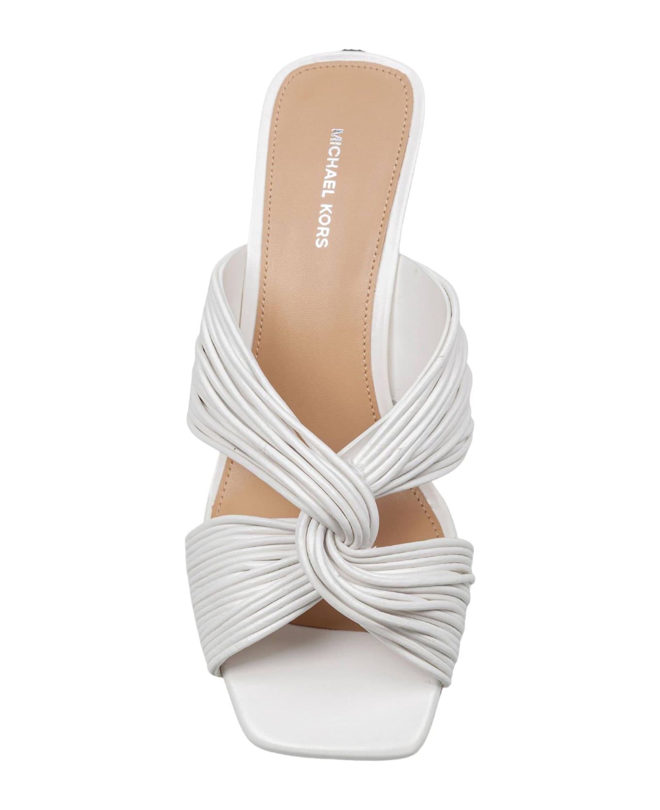 Michael Kors Alessia Mules - Optic White