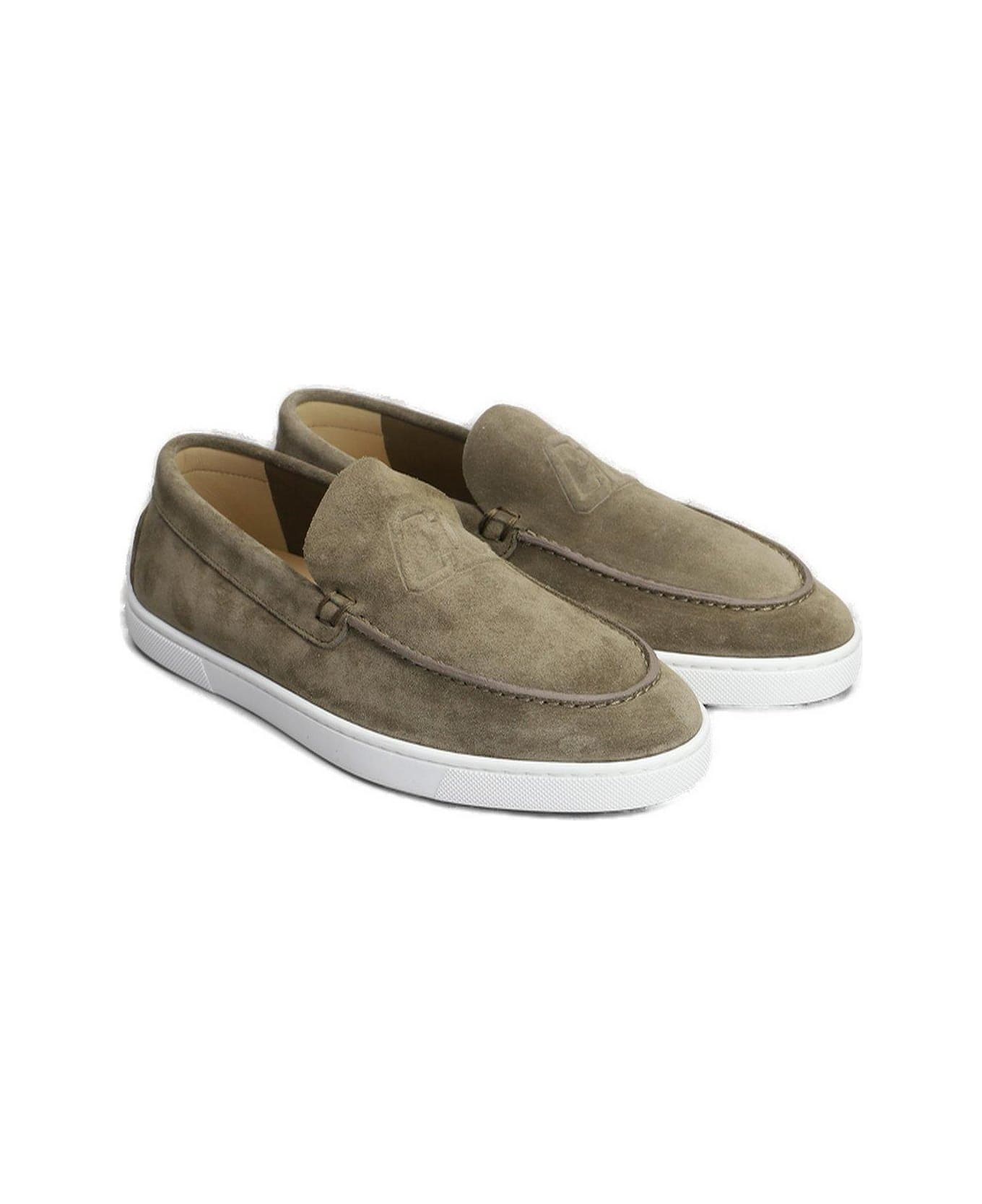 Christian Louboutin Varsiboat Slip-on Loafers - Brown