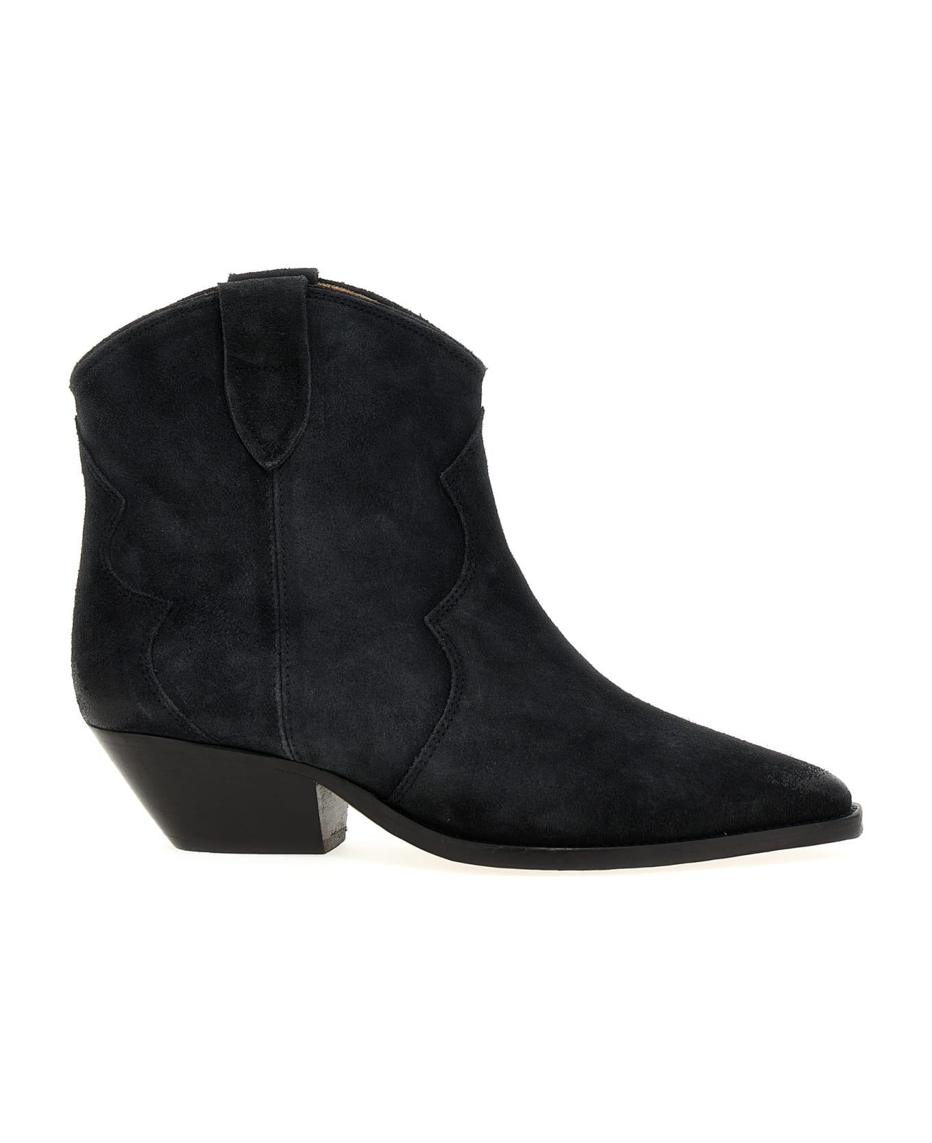 Isabel Marant Dewina Suede Ankle Boots - FADED BLACK
