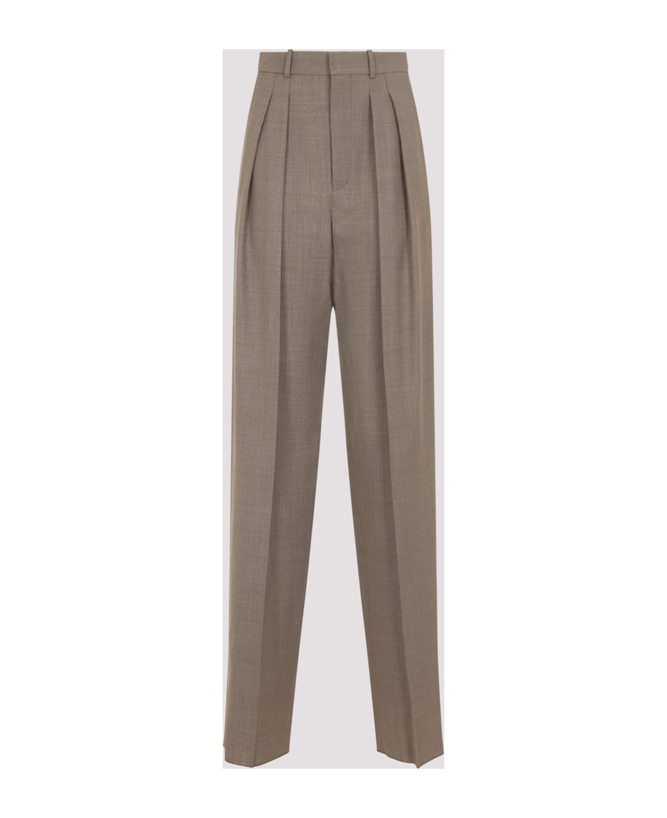Saint Laurent Tailored Pants - Taupe Beige
