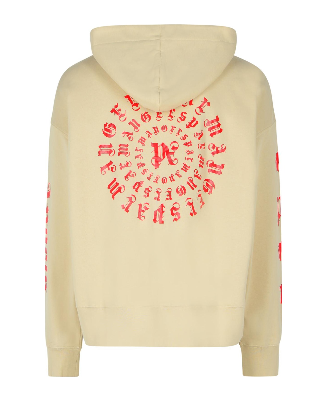 Palm Angels Beige Cotton Sweatshirt - Beige