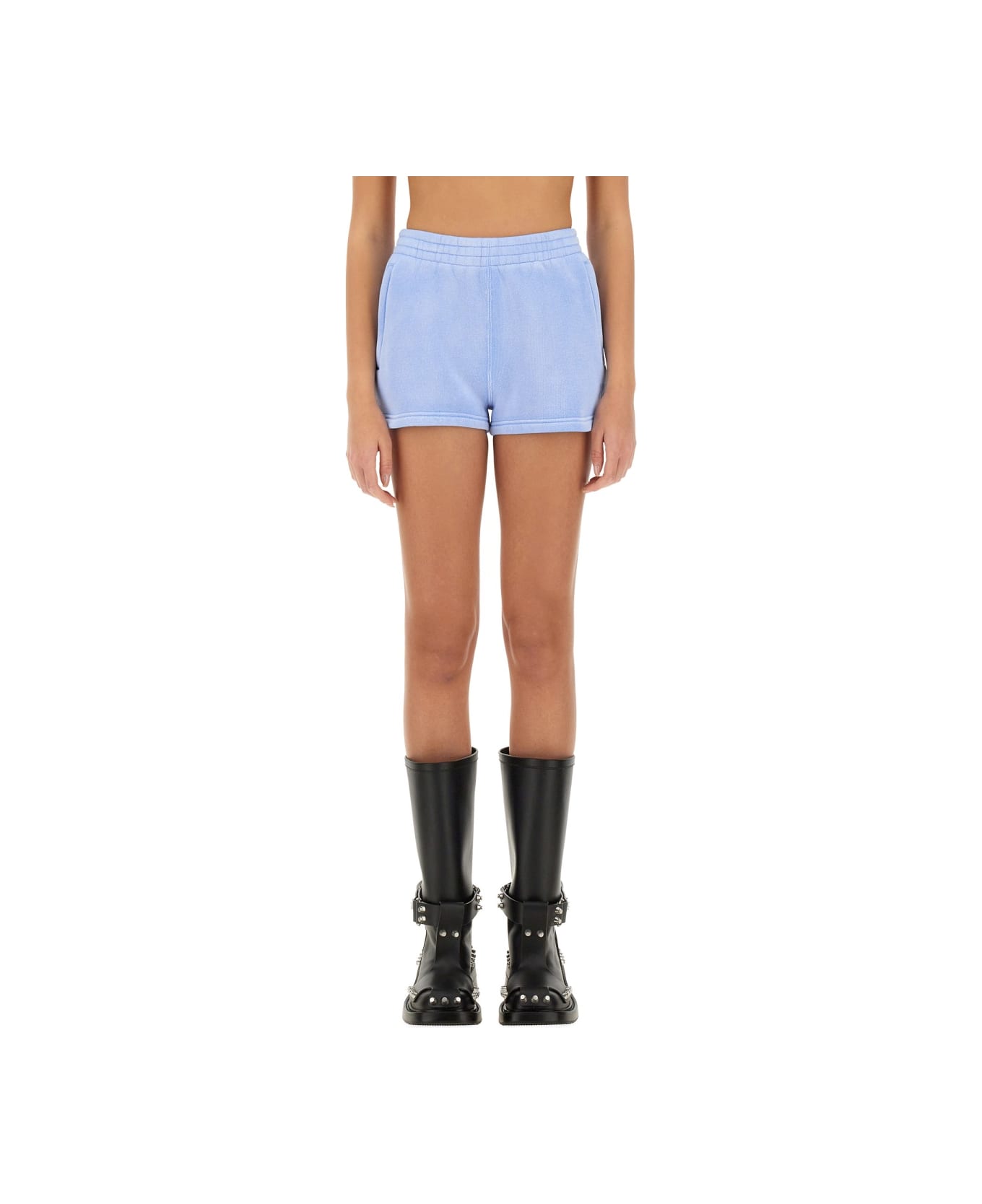 T by Alexander Wang Short "essential" - BABY BLUE