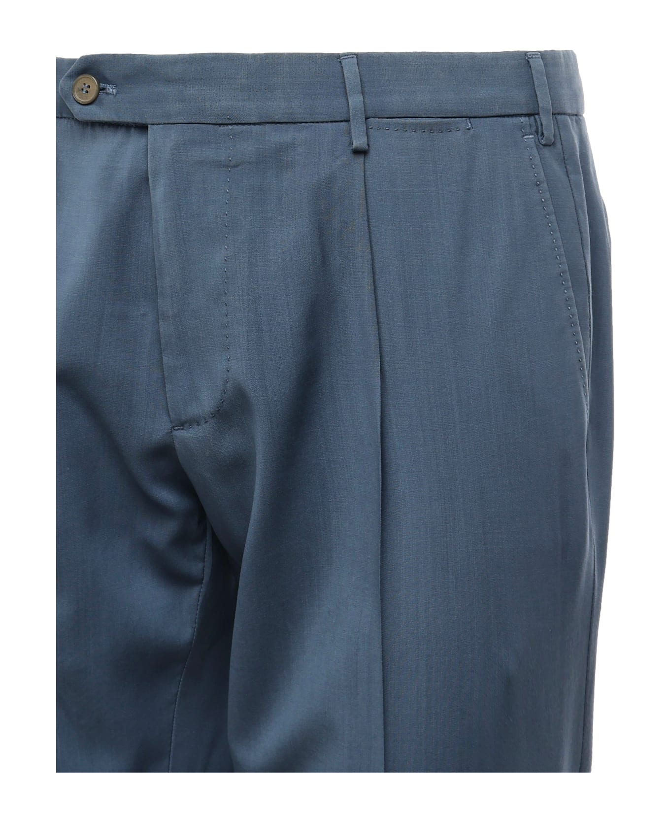 Santaniello Superlight Wool Suit - Blue