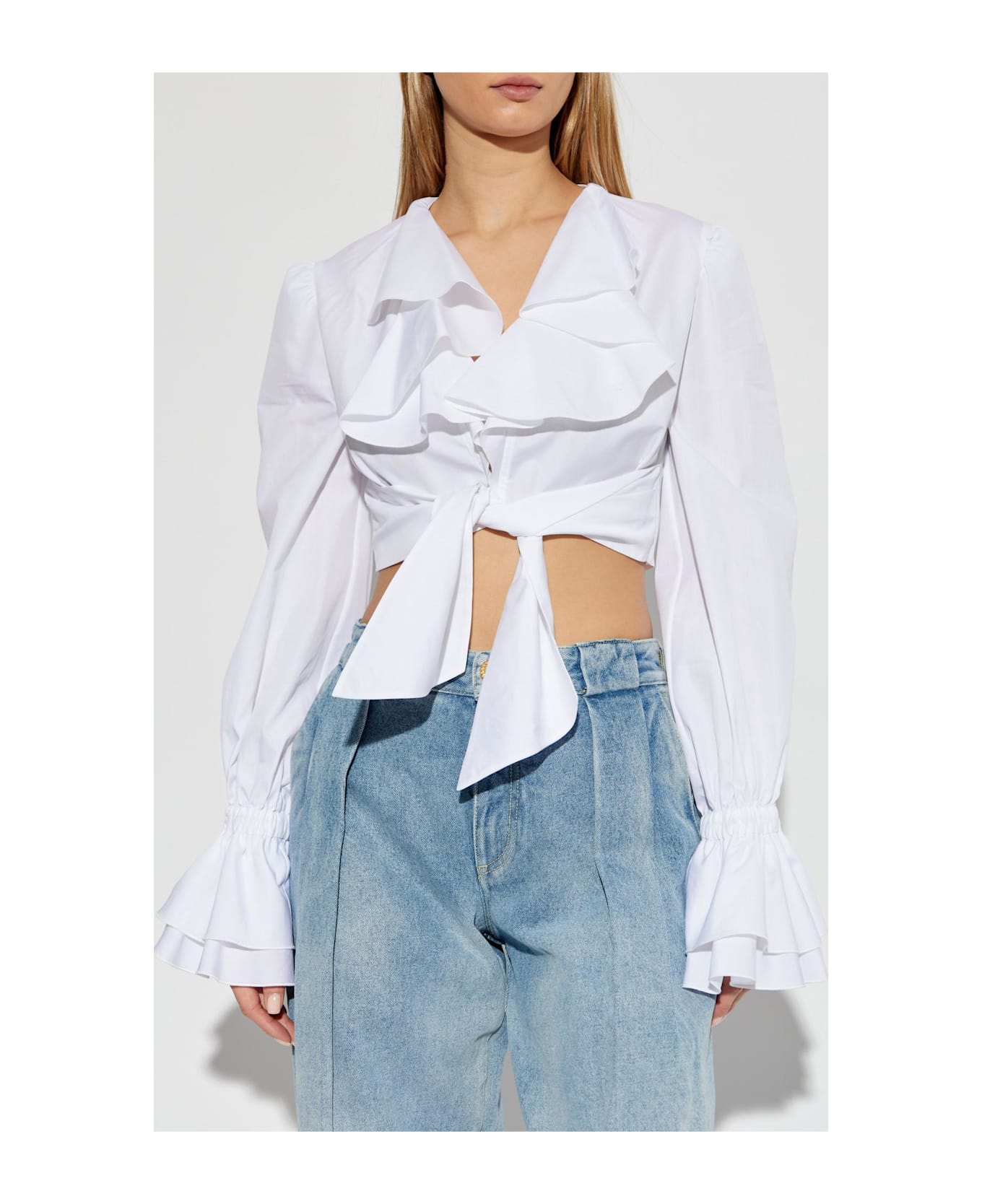 Balmain Short Shirt - White