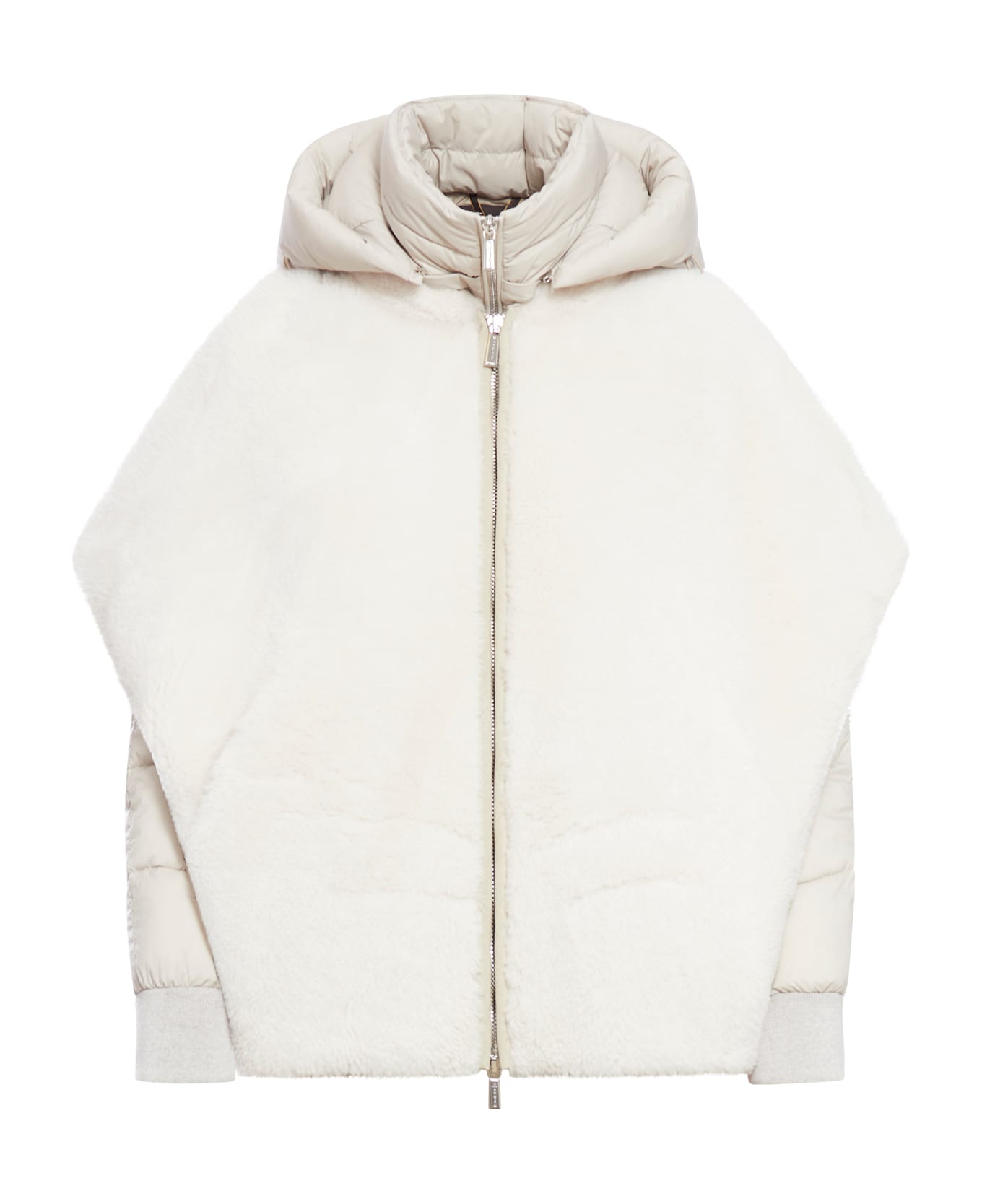 Moorer Down Jacket With Waistcoat - Mandorla