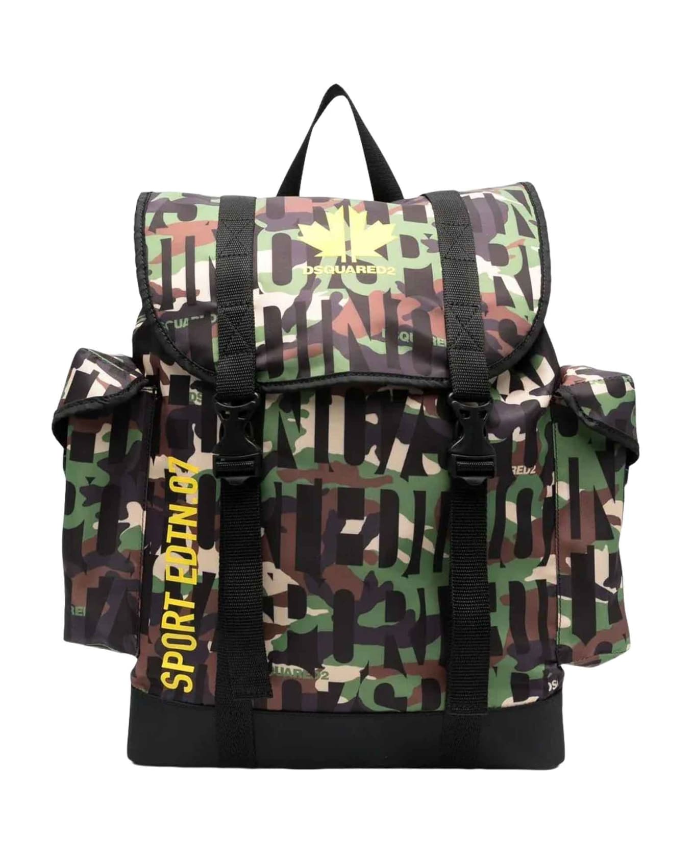 Dsquared2 Camouflage Backpack Unisex - Camouflage