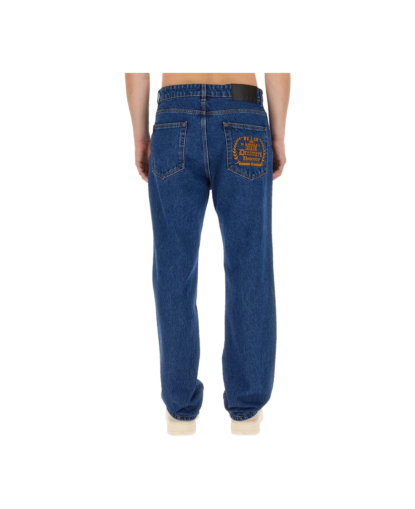 MSGM Regular Fit Jeans - BLUE