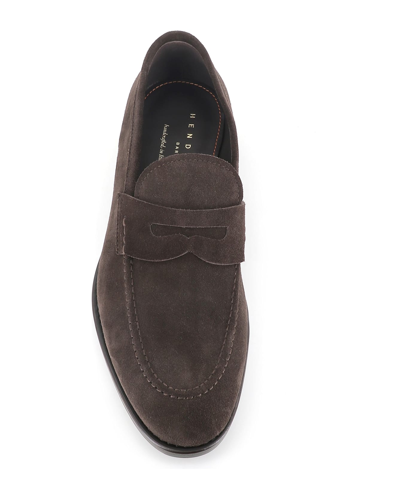 Henderson Baracco Classic Penny Loafers "51405b" - Brown