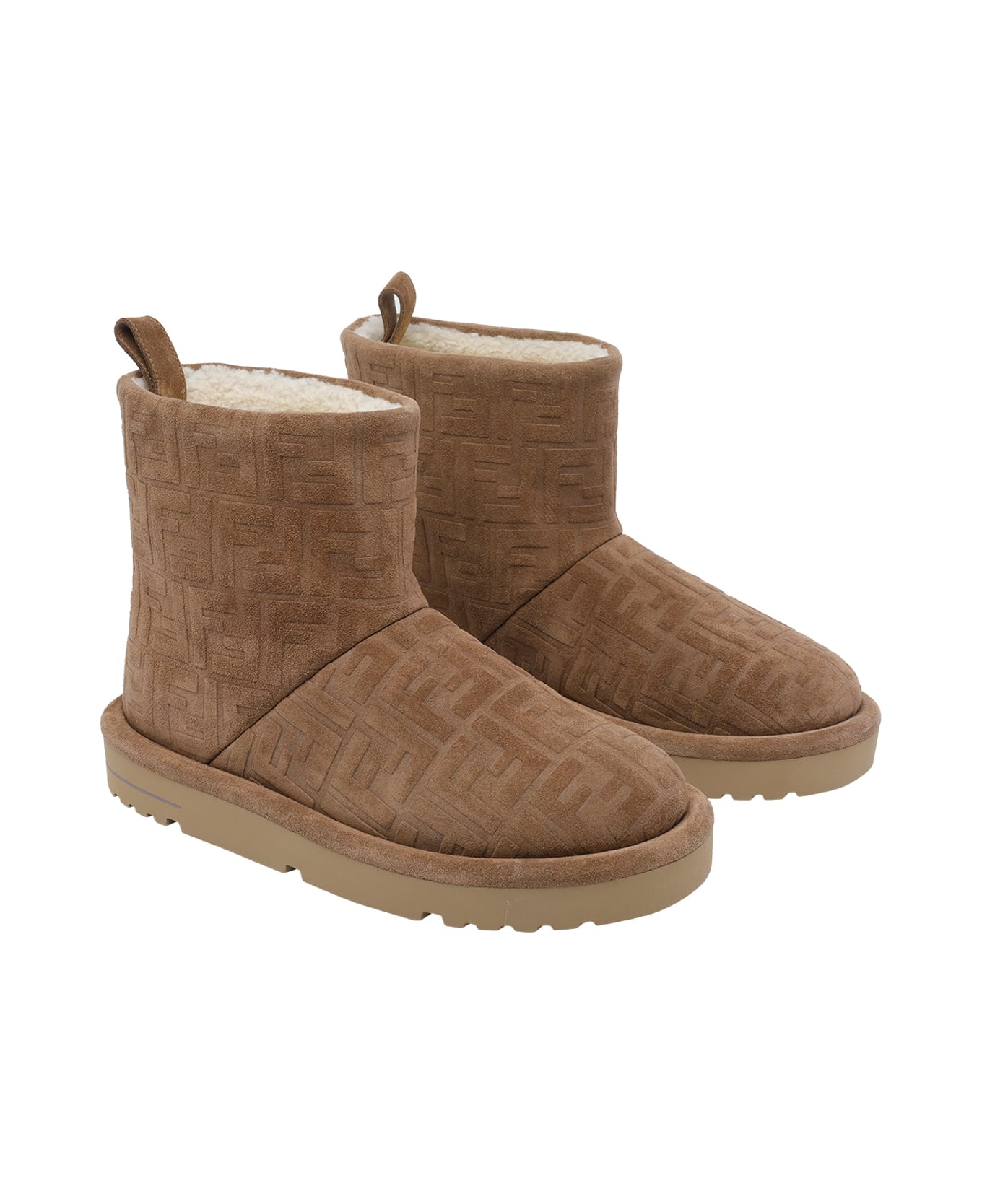 Fendi Apres Chic Booties - Brown