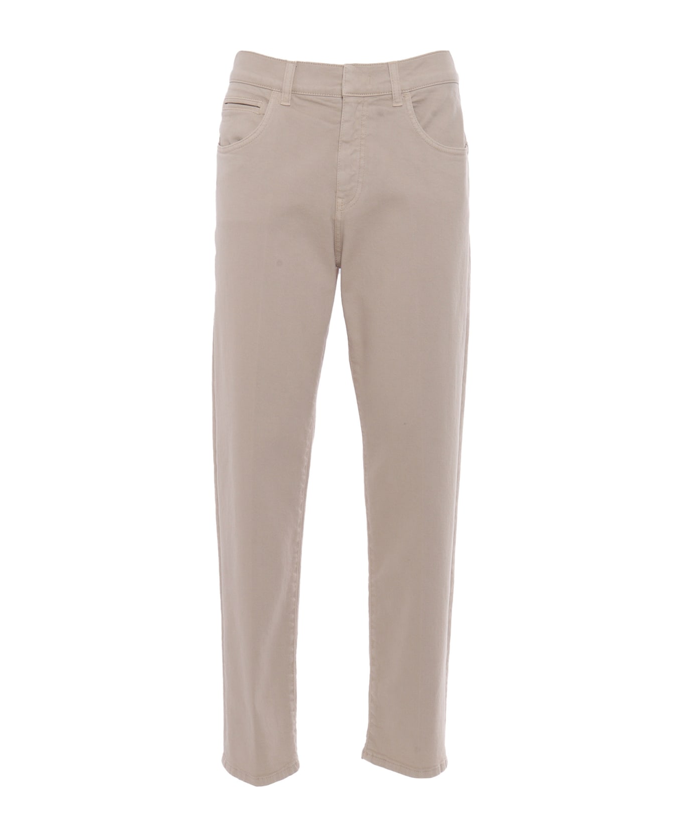 Lorena Antoniazzi Denim Pants - BEIGE