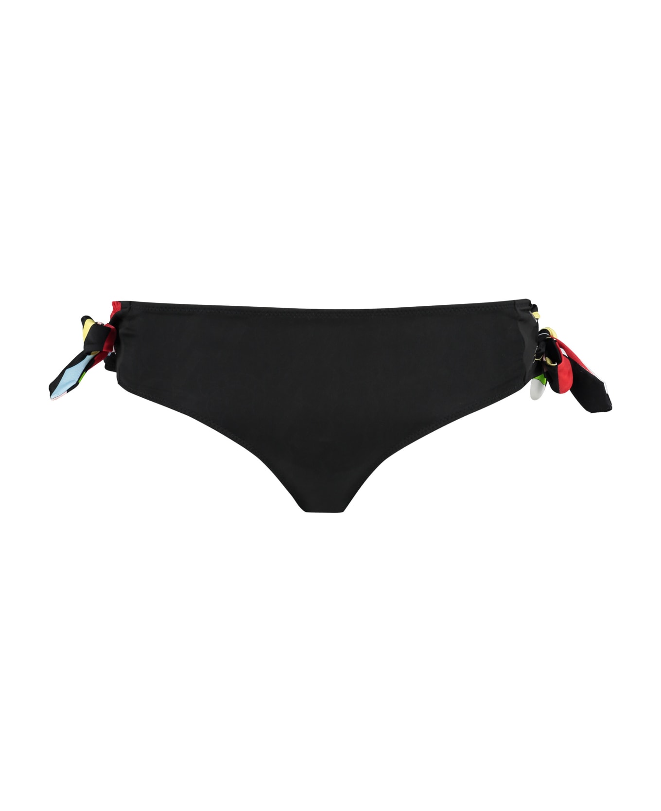 Pucci Tie Side Bikini Hipster - black