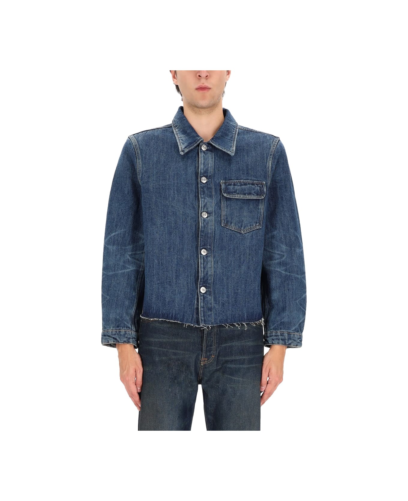 Our Legacy "cut Rebirth" Jacket - BLUE