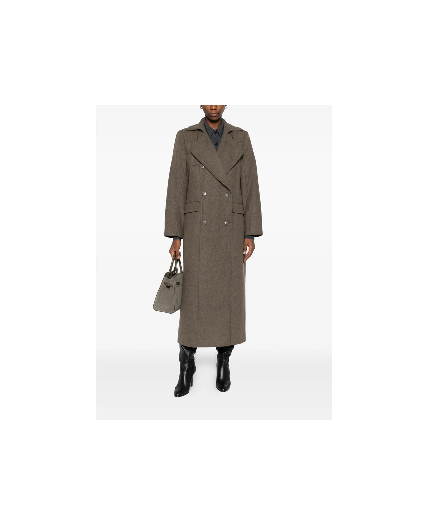Gestuz Coat - BROWN