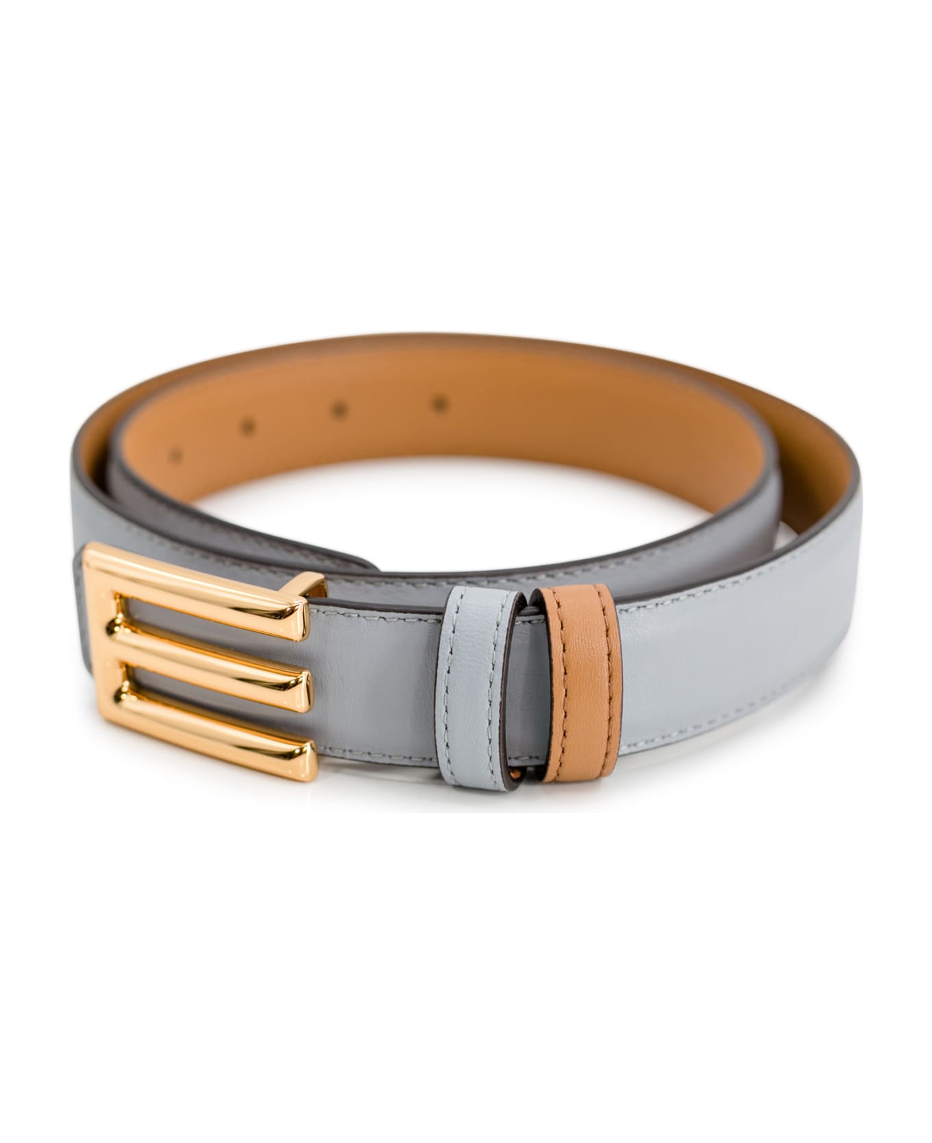 Etro Logo-buckle Leather Belt