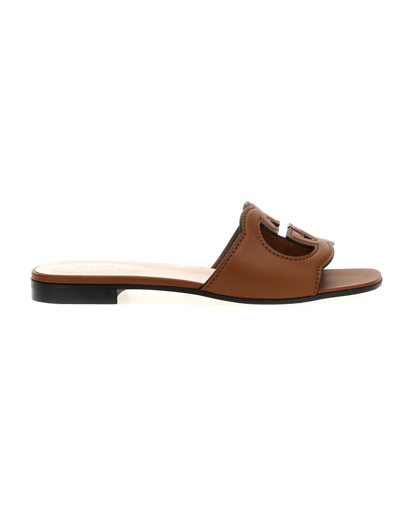 Gucci 'gg' Sandals - Brown