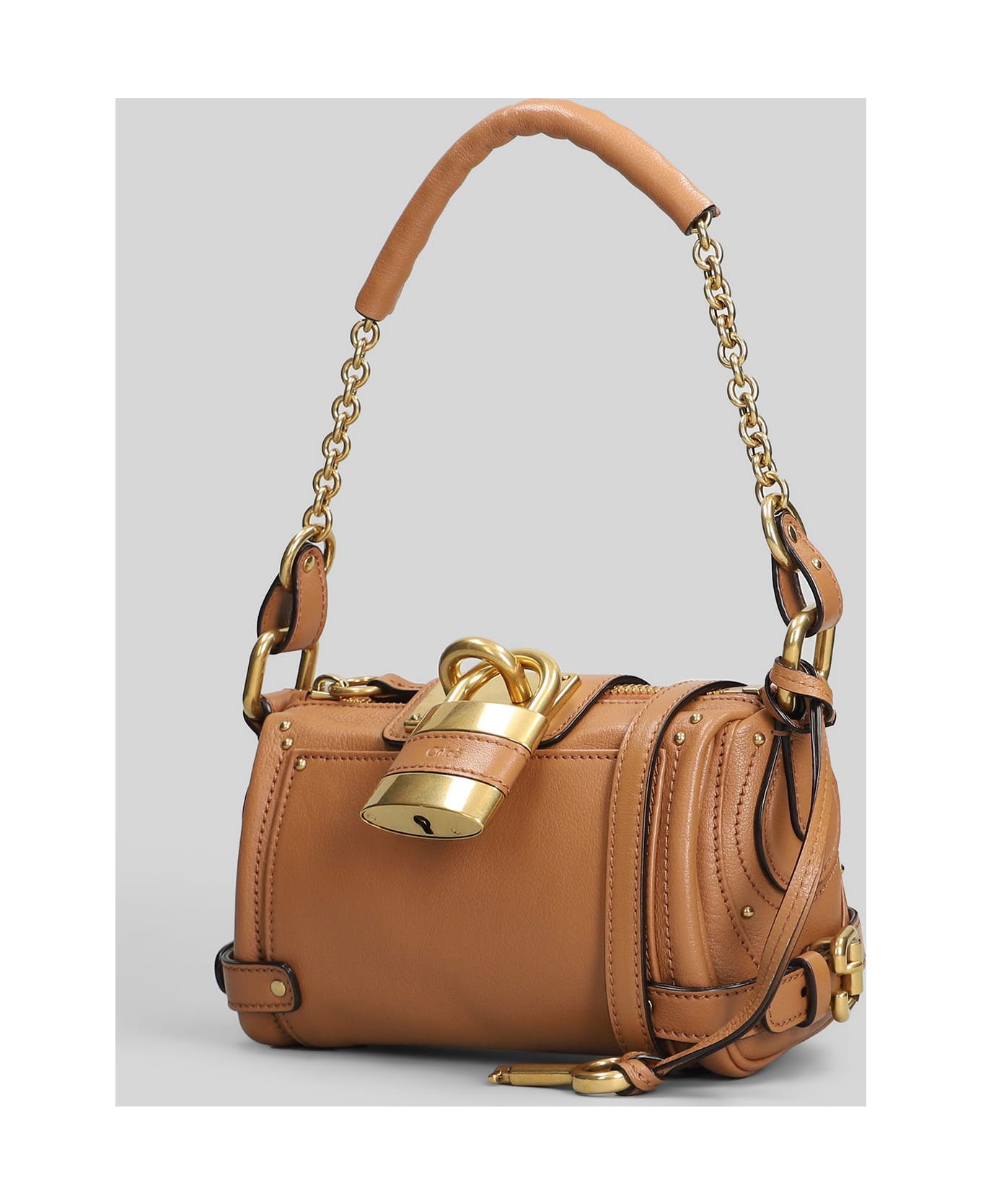 Chloé Paddington Shoulder Bag In Camel Leather - Camel