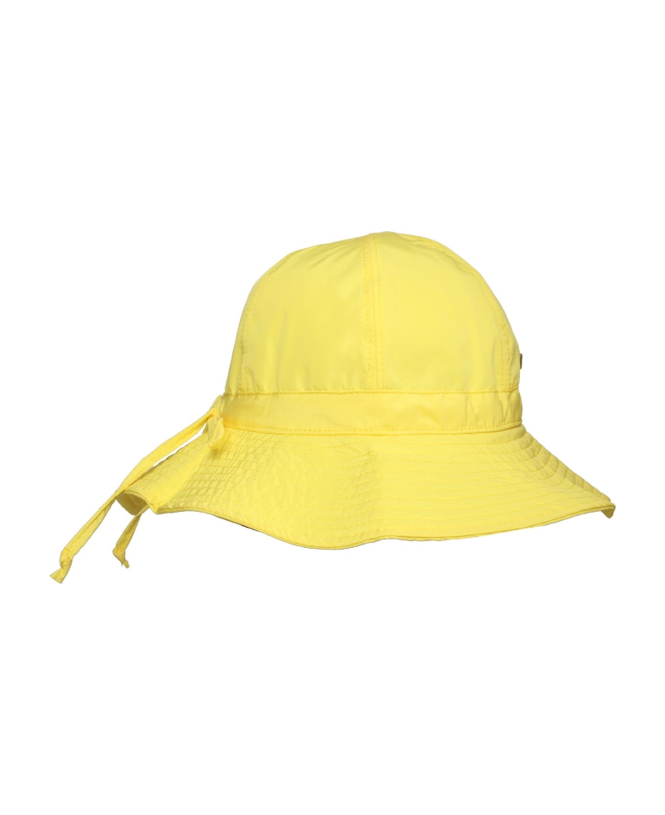 GCDS Nylon Bucket Hat - GIALLO