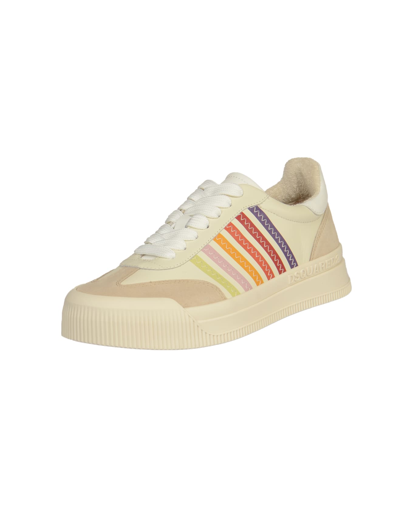 Dsquared2 New Jersey Sneakers - Beige/Multicolor スニーカー