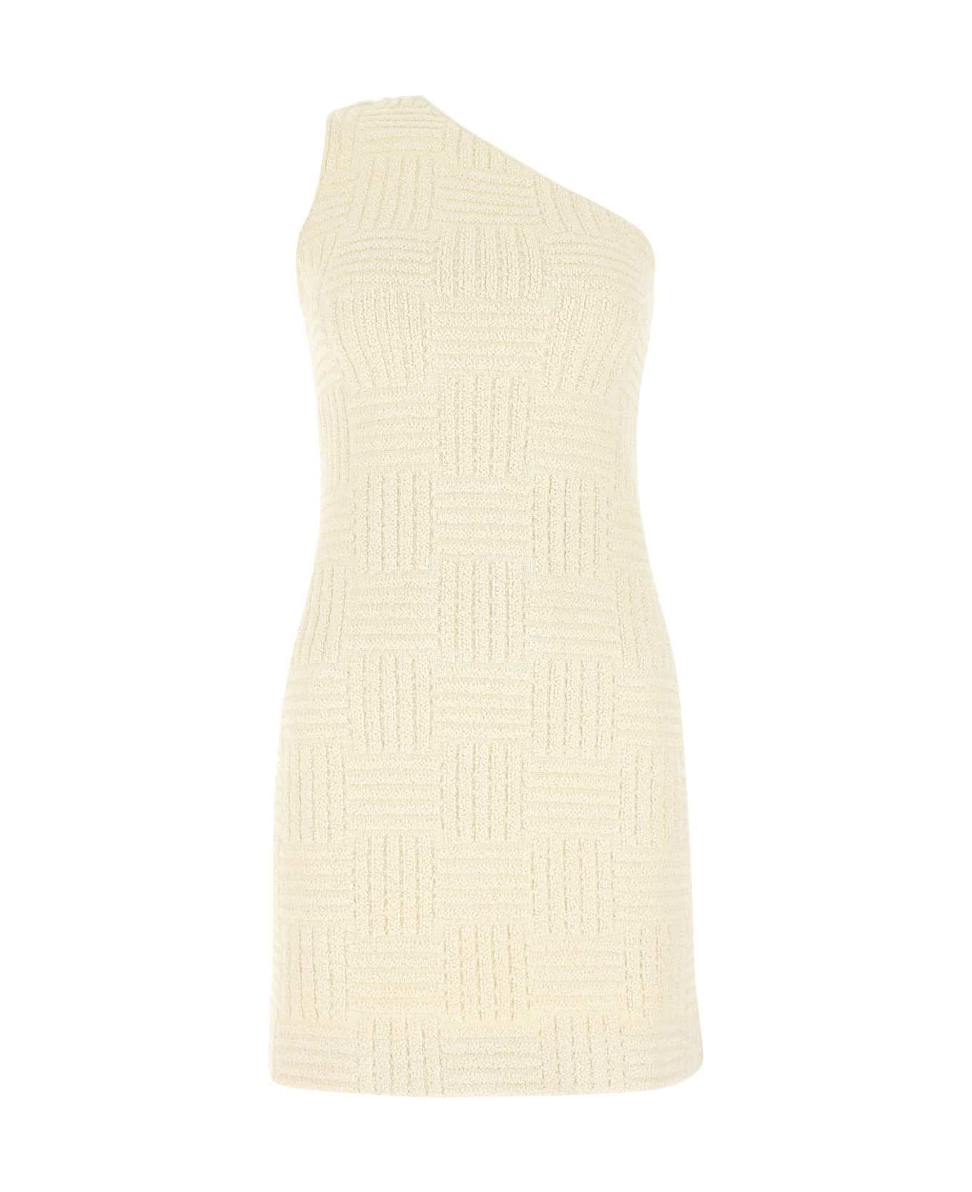 Bottega Veneta Ivory Terry Fabric Mini Dress - 2945 ワンピース＆ドレス