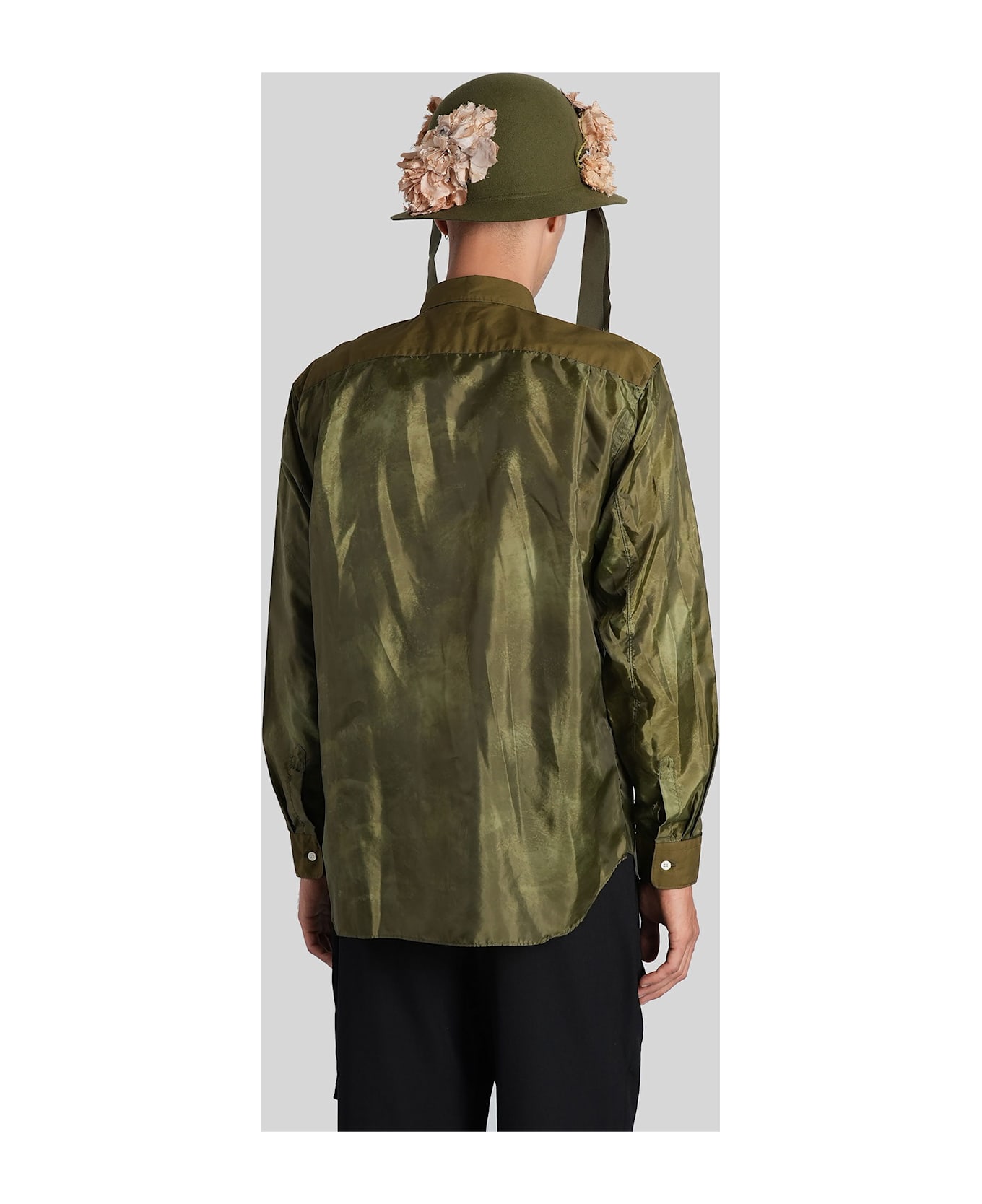 Comme Des Garçons Homme Plus Shirt In Green Cotton - green