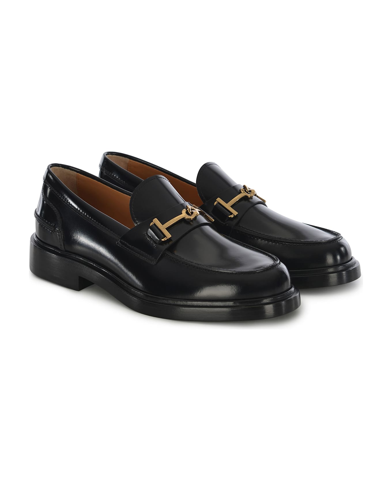 Tod's Leather Loafers - Black