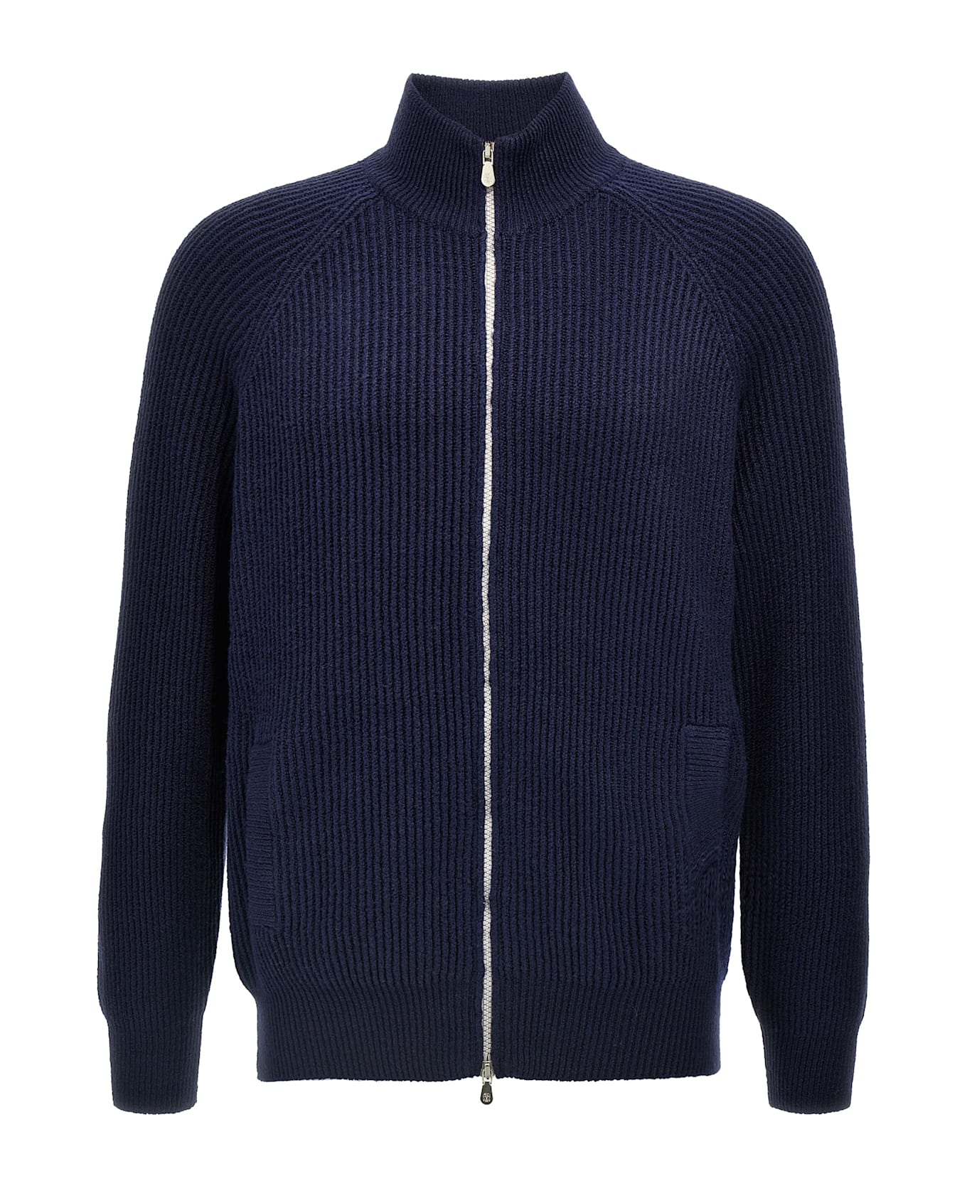 Brunello Cucinelli Zip Cardigan - Blue