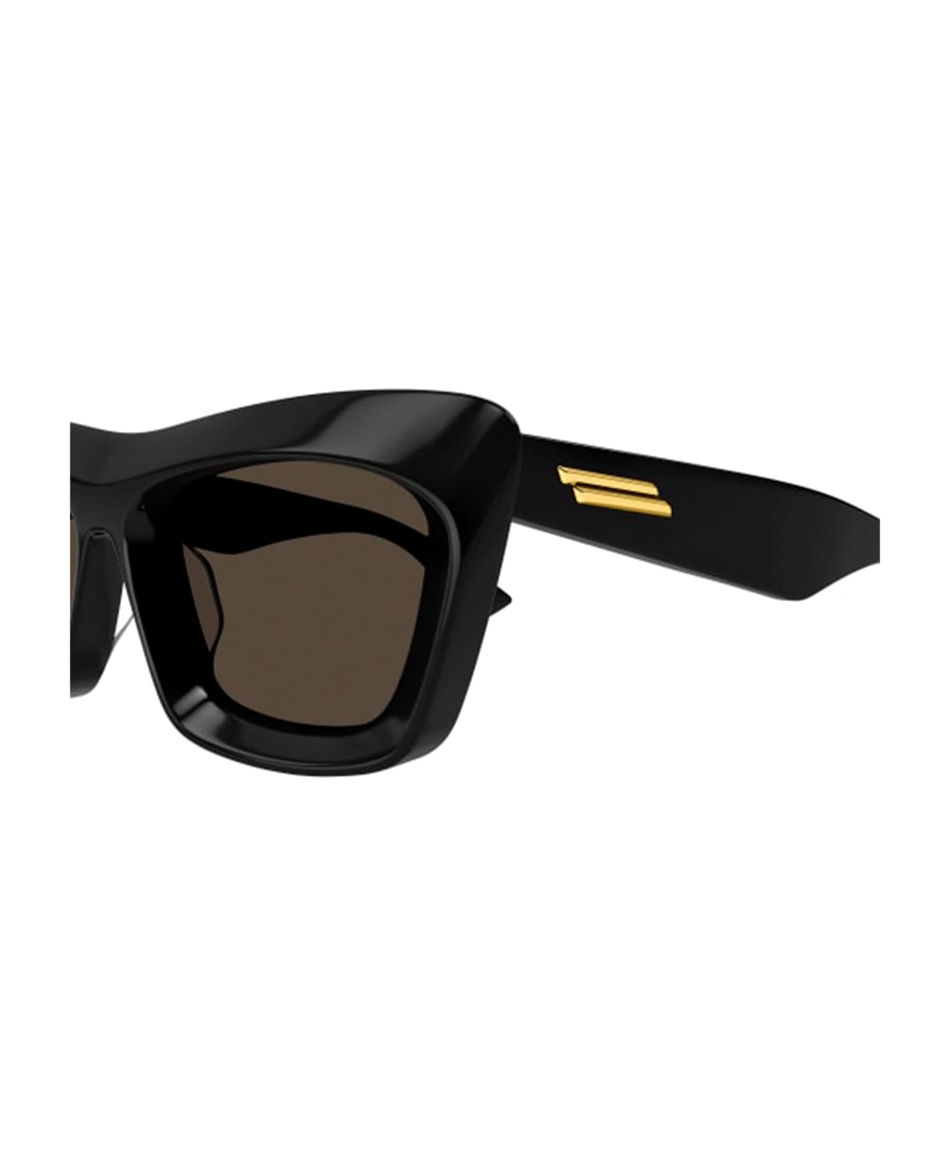 Bottega Veneta Eyewear Bv1283s-001 - Black Sunglasses - Black